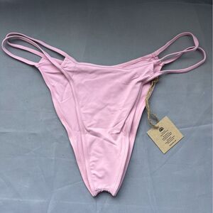 NWT Toast Swim x Free People Signature Open Side Bottom in Pink Lavender
